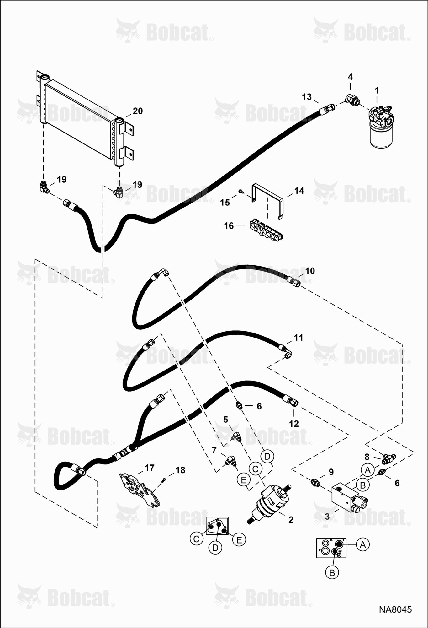 Hydraulic Circuitry (Steering & Cooling)