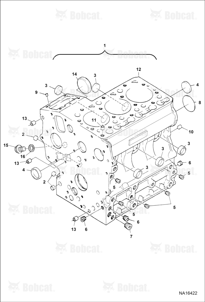 Crankcase (Engine S/N 4JC0001 & Above)