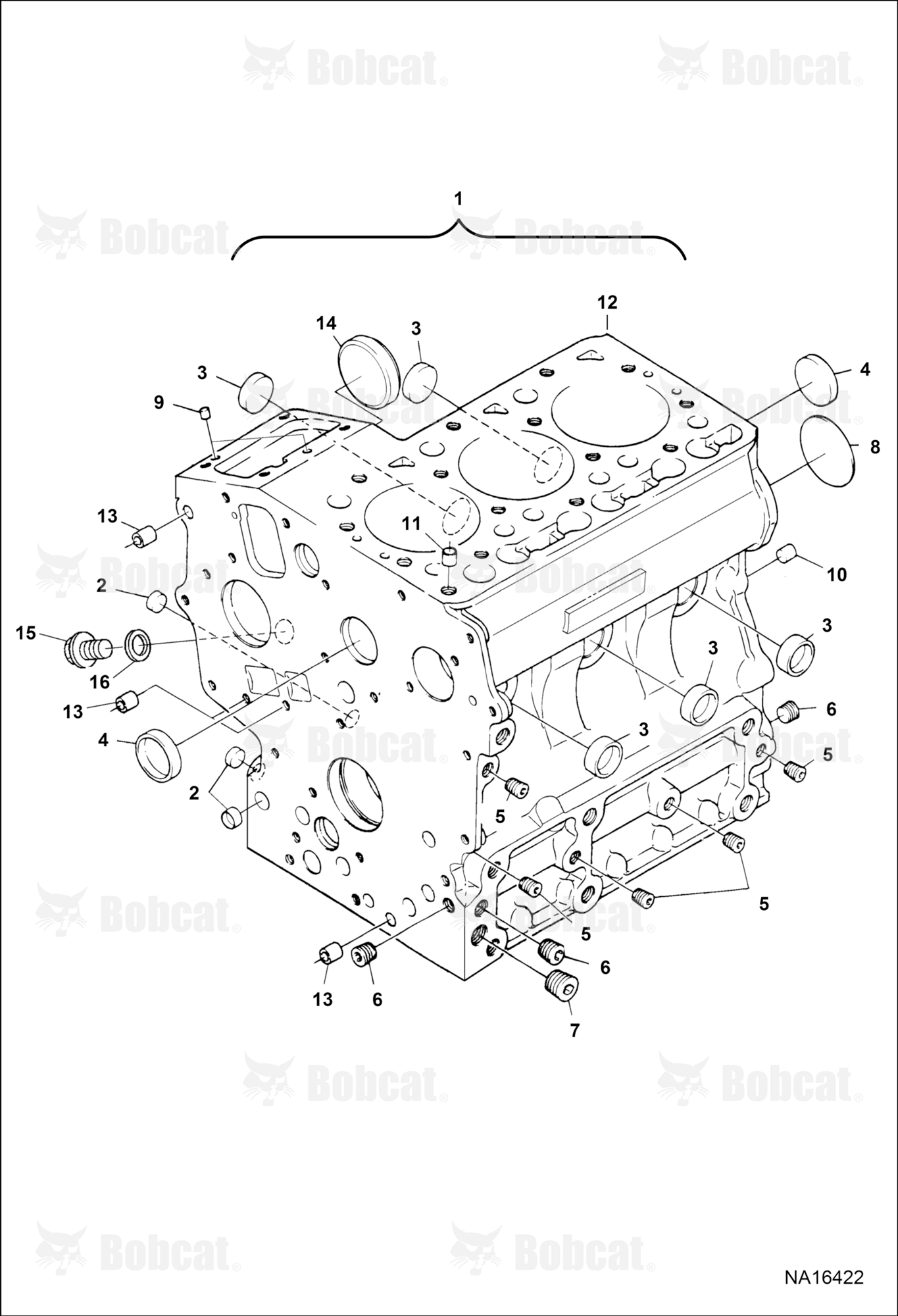 Crankcase (Engine S/N 4JC0001 & Above)