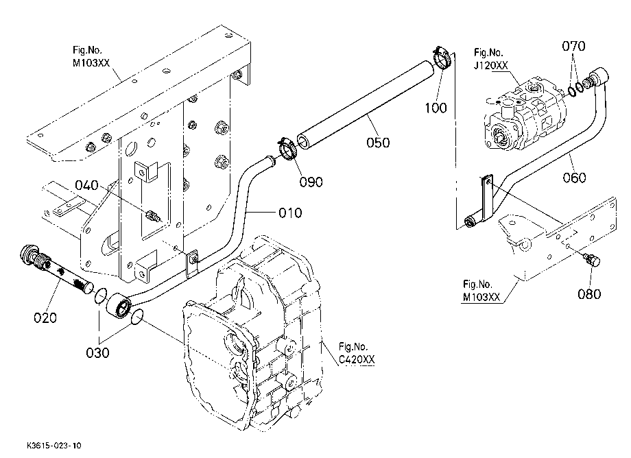 Hydraulic Oil Line (Inlet)