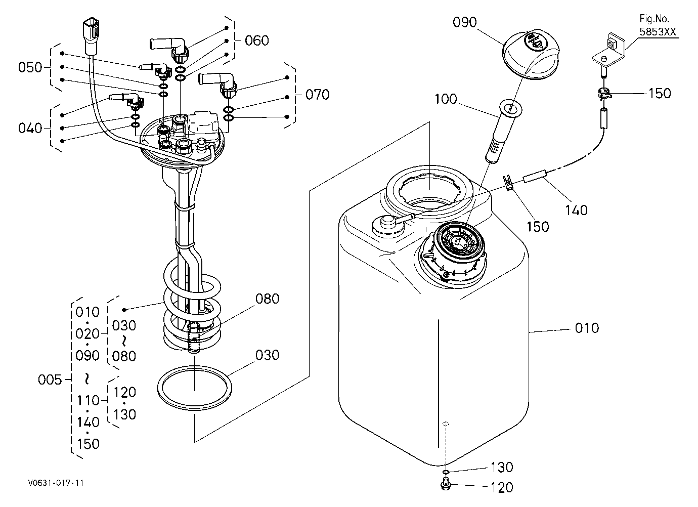 Diesel Exhaust Fluid Tank [Component Parts]