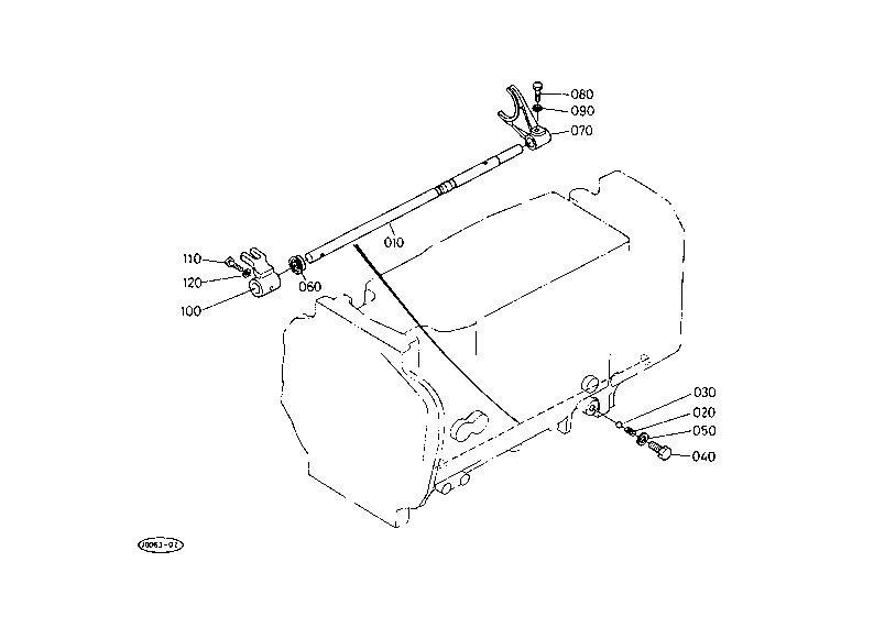 Pto Gear Shift Fork [With Dual Clutch]