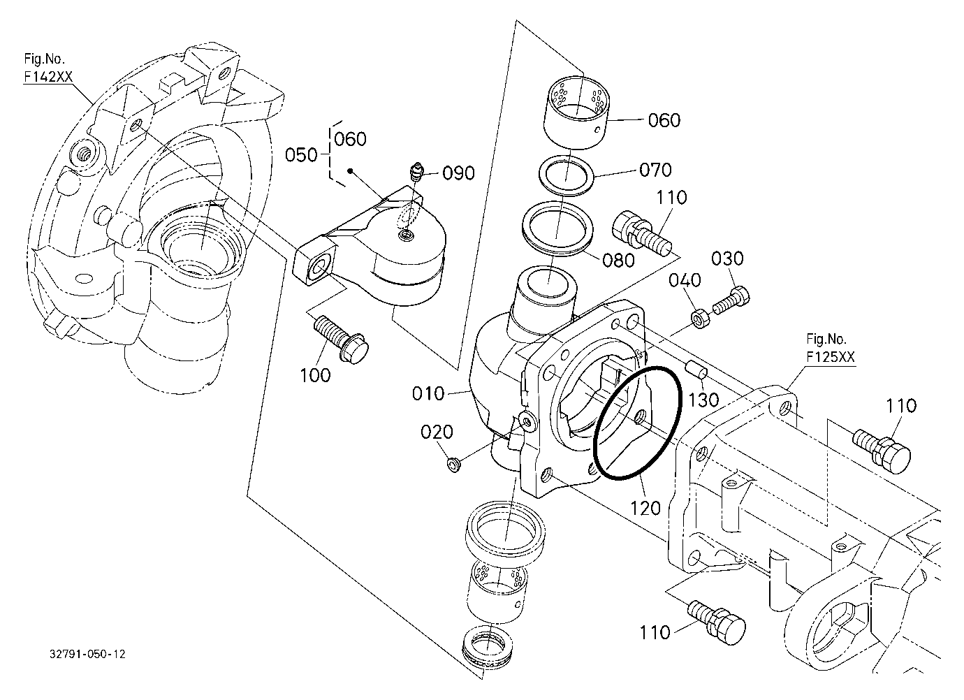 Bevel Gear Case Rh