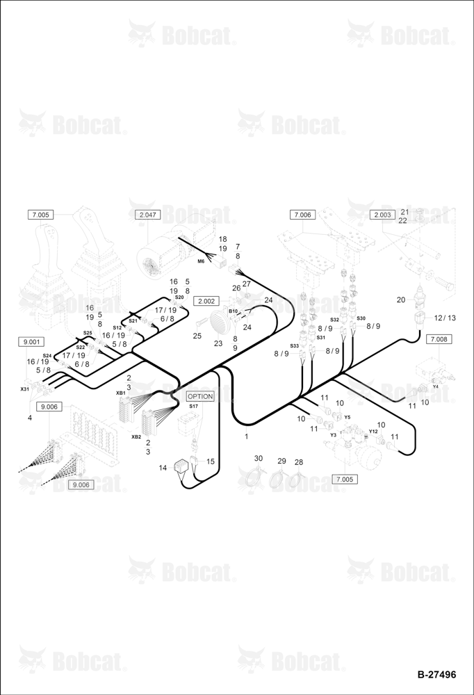 Electric Installation - Floor Frame 120000A96 - 120000A2841