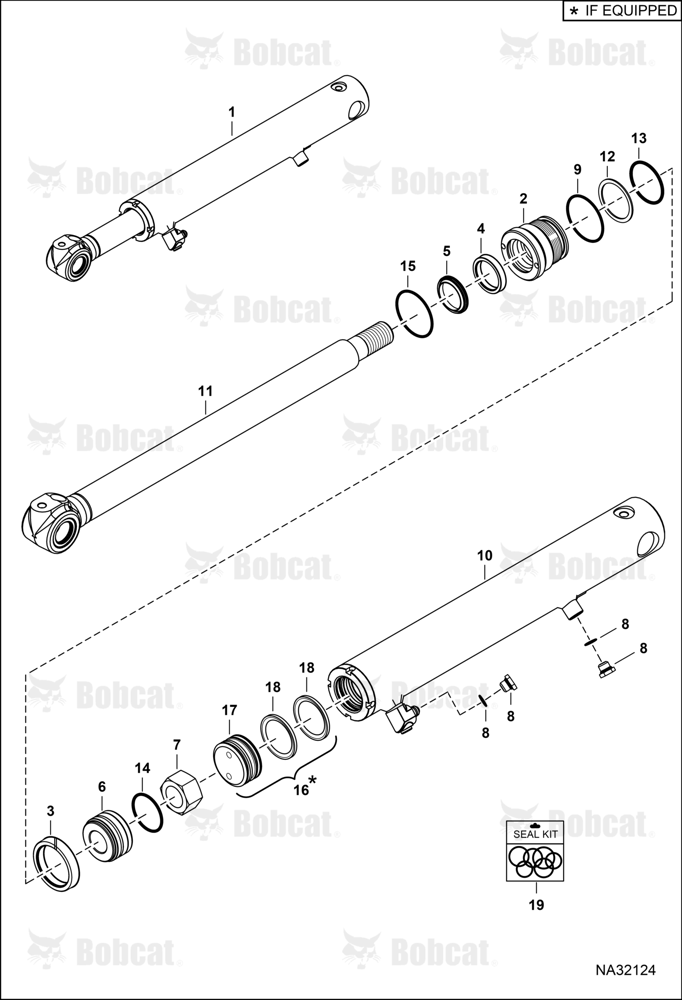 Bucket Cylinder  B61311001 - B61311339