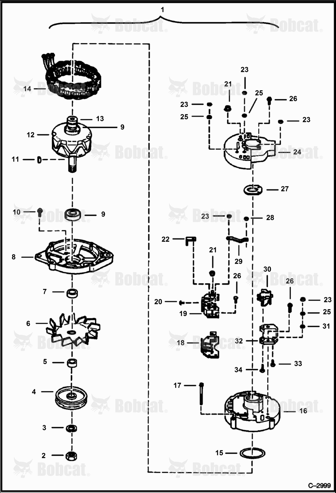 Alternator (Motorola or Prestolite)
