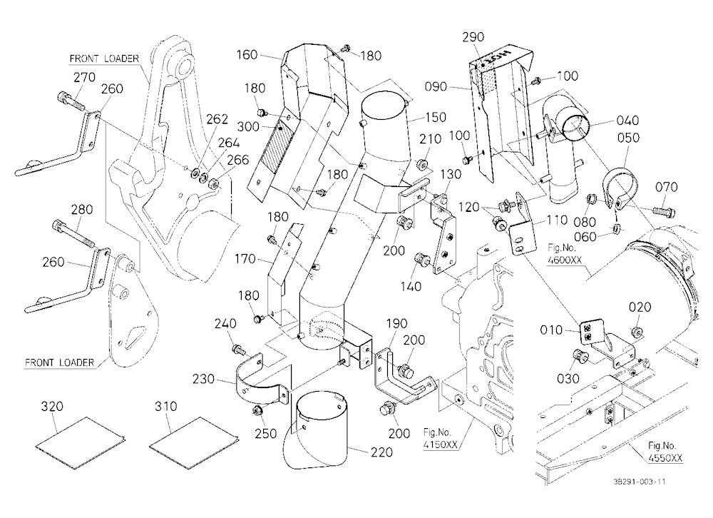 Under Muffler Kit (W/G No.M9141) [Option] [Old]