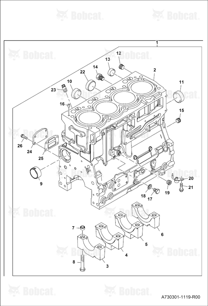 Cylinder Block and Lines
