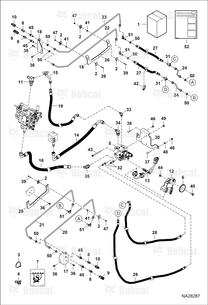Rear Auxillary Kit B4SC12557, B4SC12561 & Above