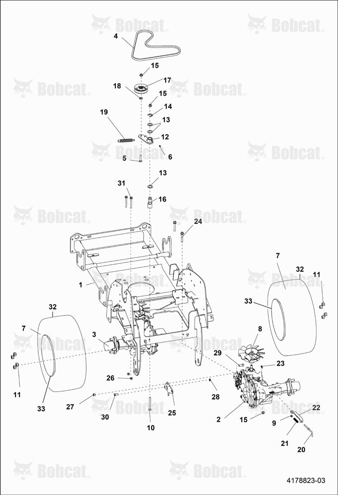 Wheel & Transaxle Assembly