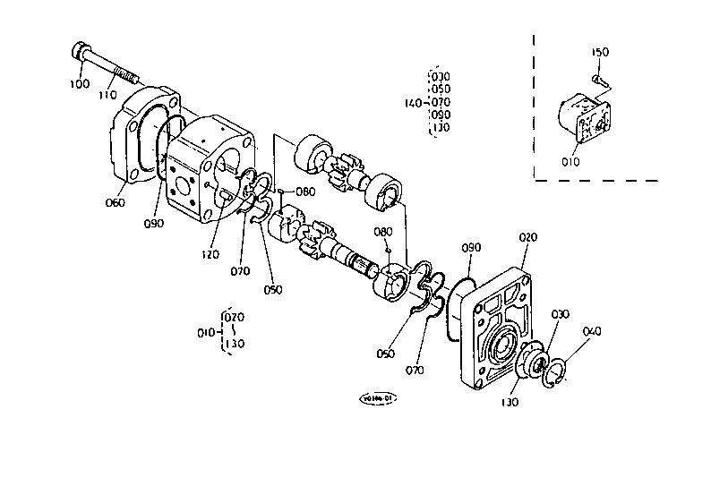 Gear Pump (2) and Component Parts