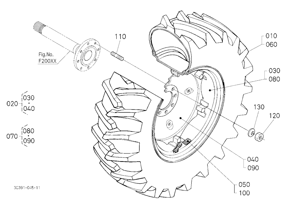 Rear Wheel (16.9-24)