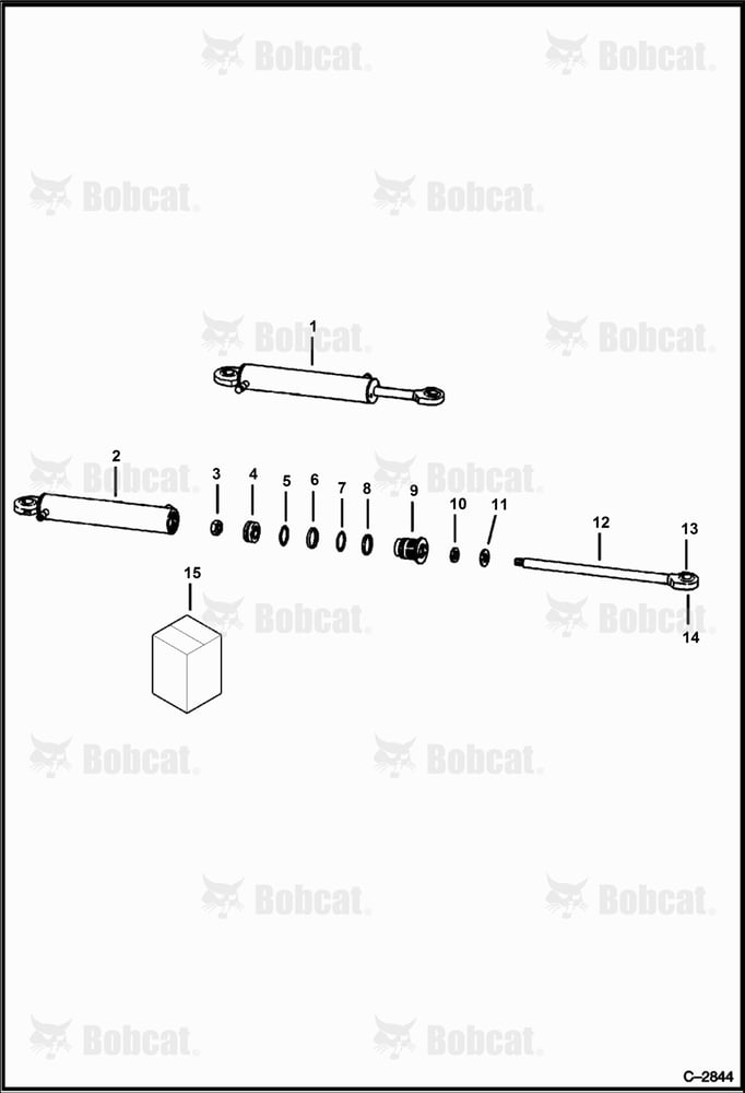 Steering Cylinder  502713137 & Above