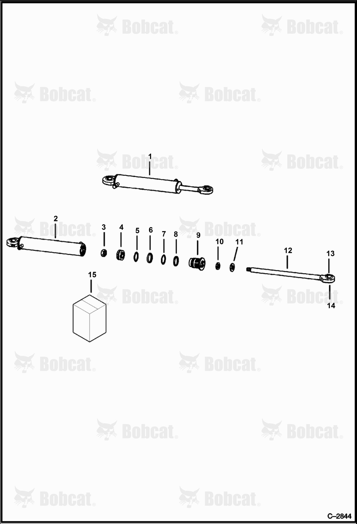 Steering Cylinder  502713137 & Above