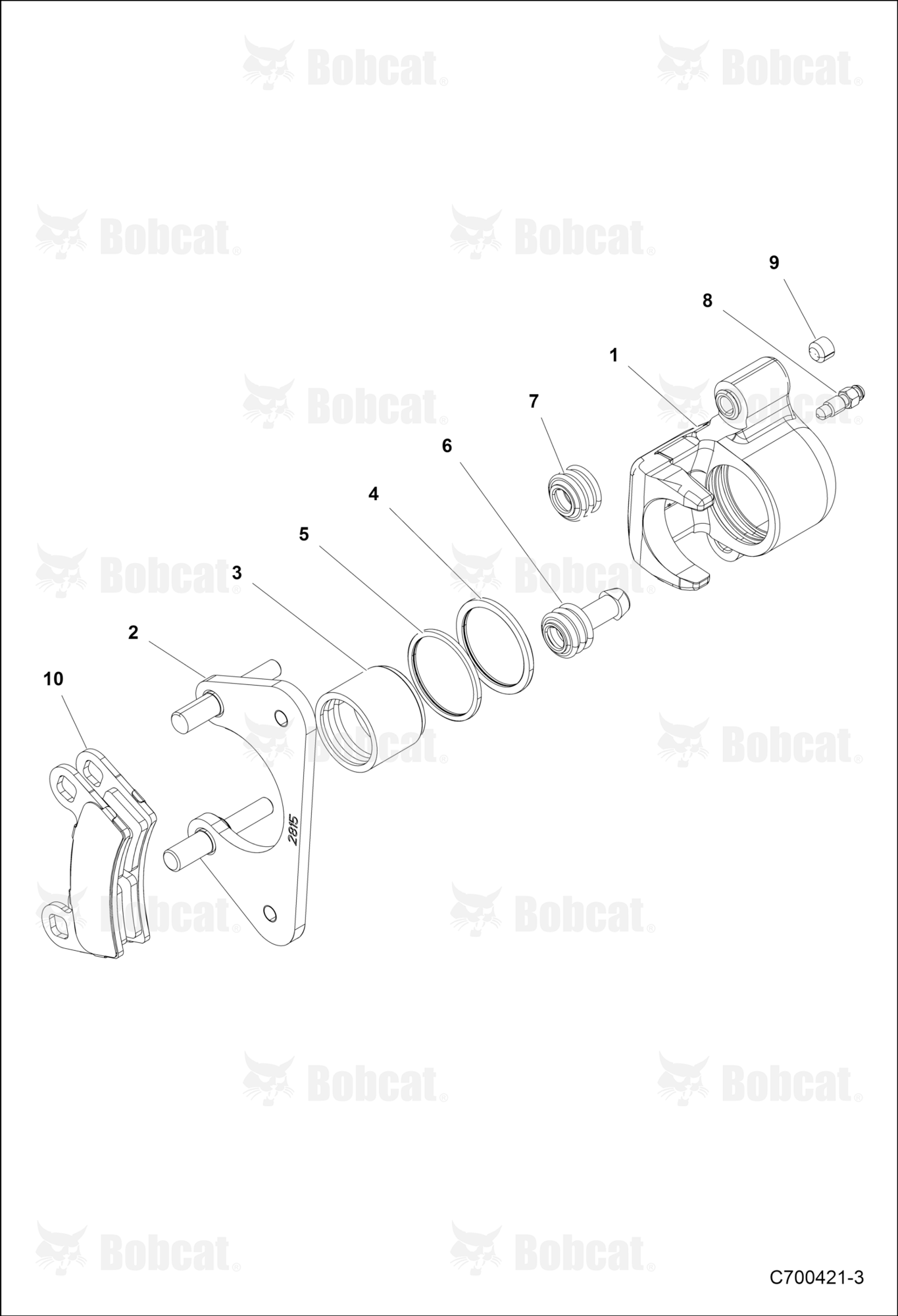 BRAKES, CALIPER, Rear