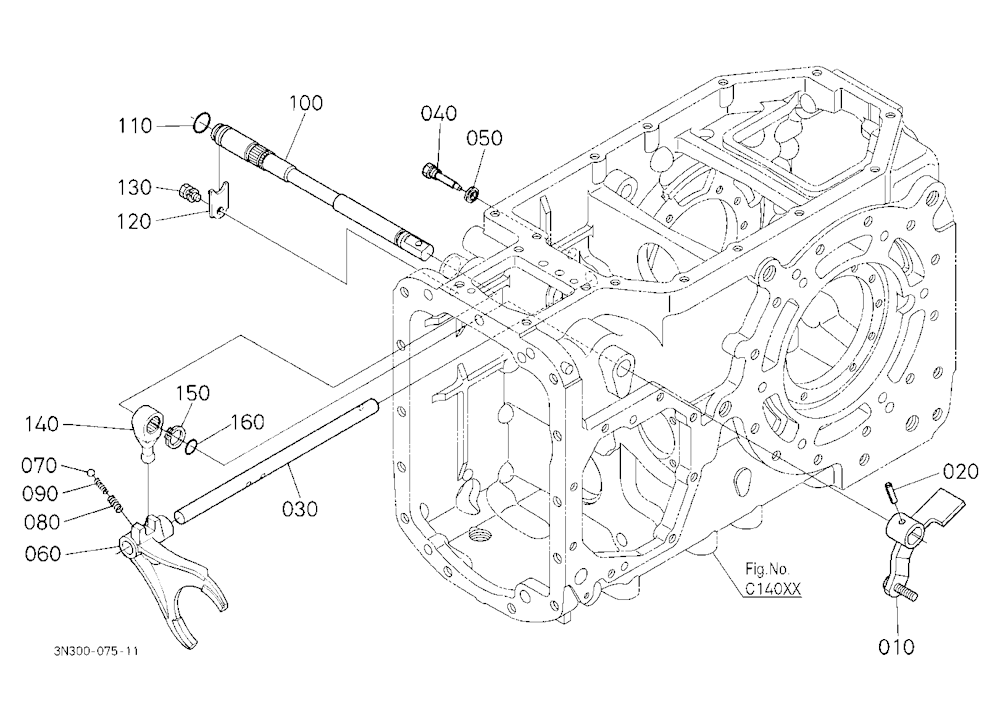 Range Gear Shift Fork