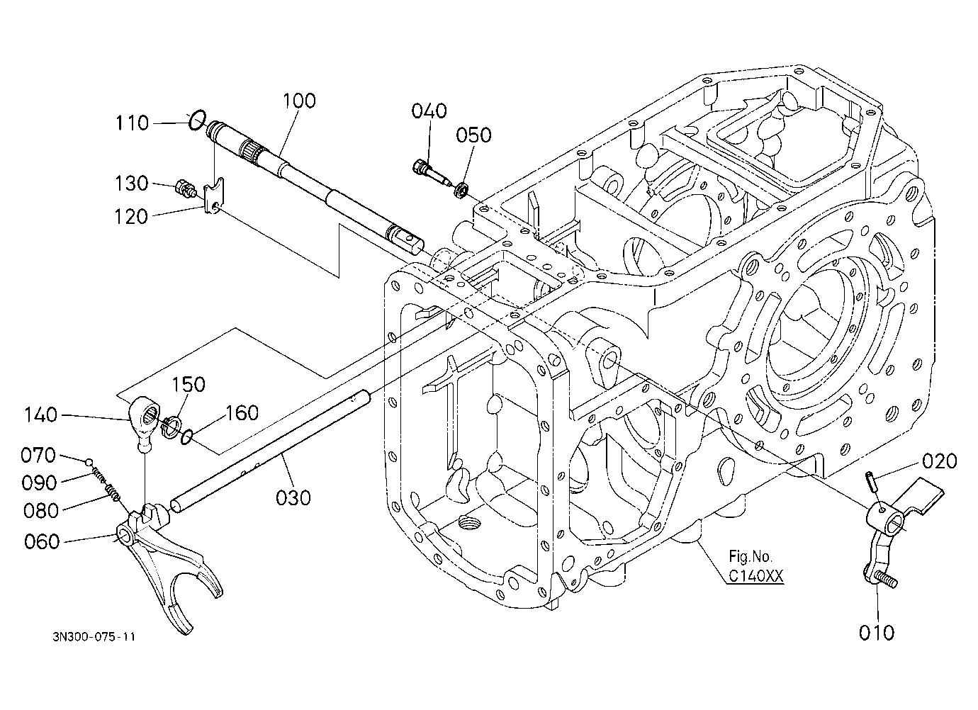 Range Gear Shift Fork