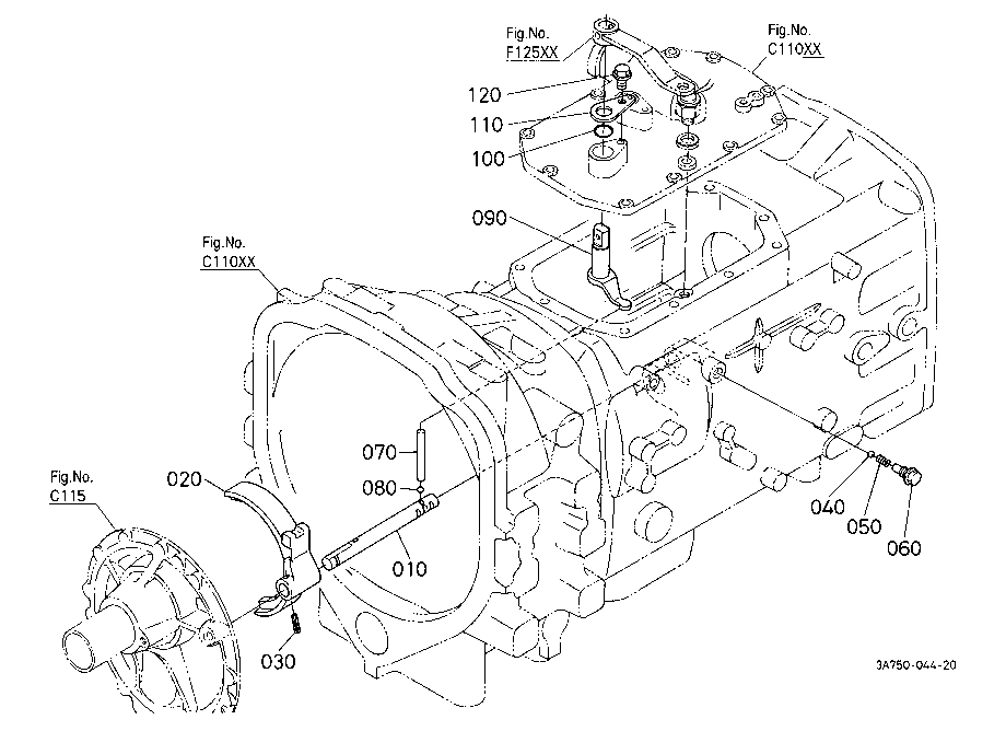 Shuttle Gear Shift Fork [Cab Type]