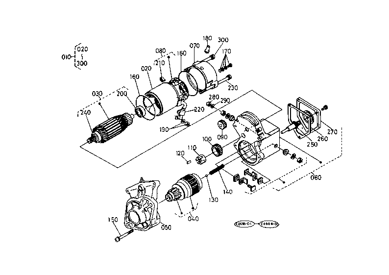 Starter(Component Parts)(Not For Reman Unit)