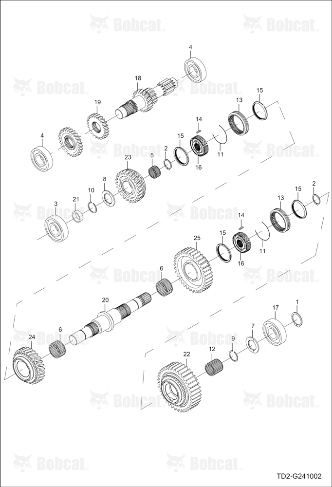 Main Shift Shaft Group
