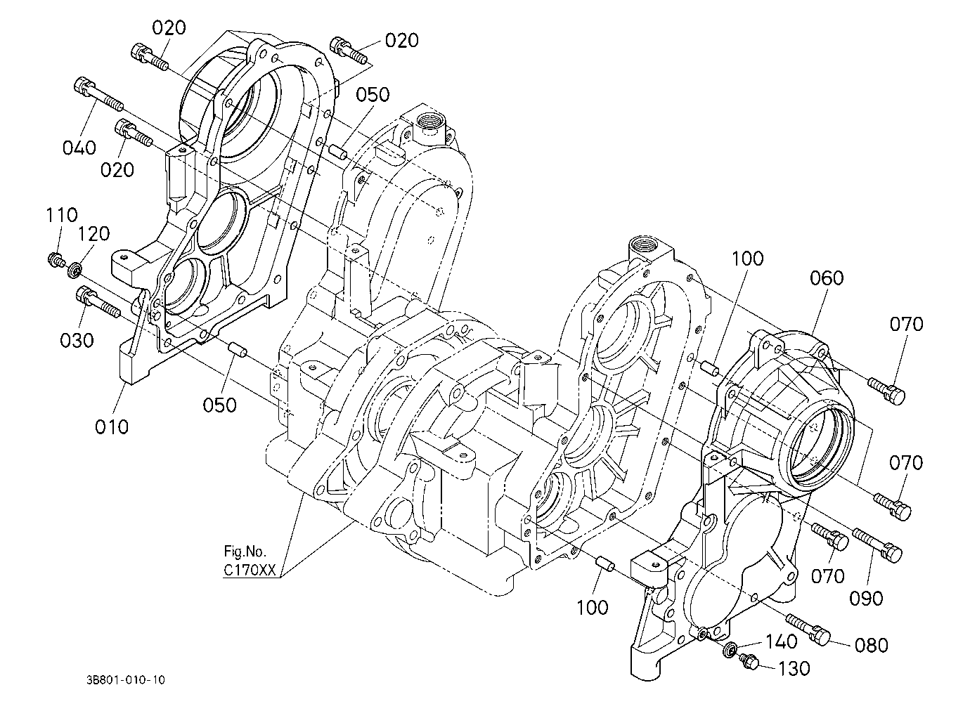 Rear Axle Case Cover