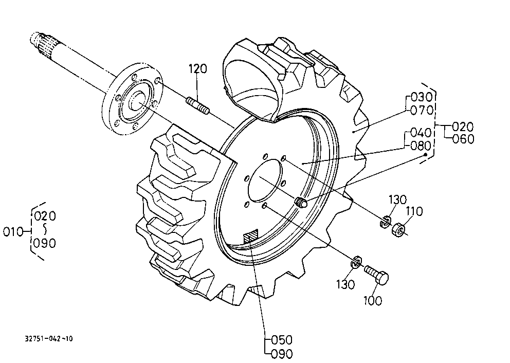 Rear Wheel (15-19.5)