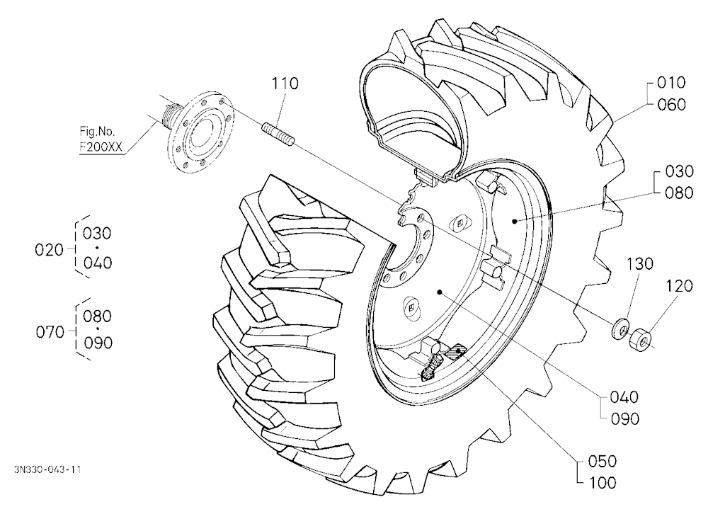 Rear Wheel (16.9-24)