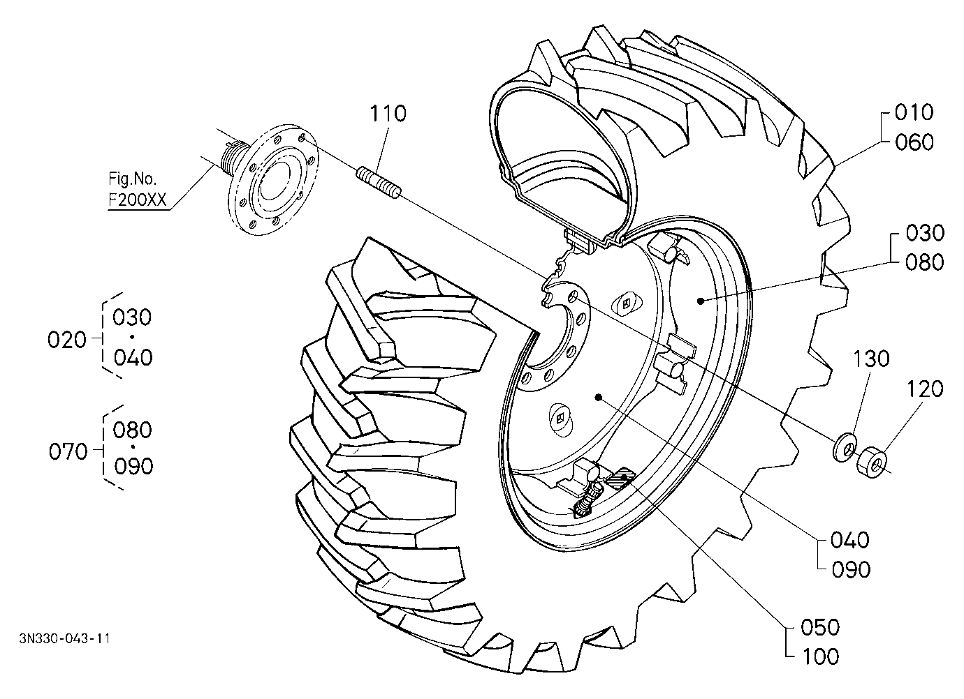 Rear Wheel (16.9-24)