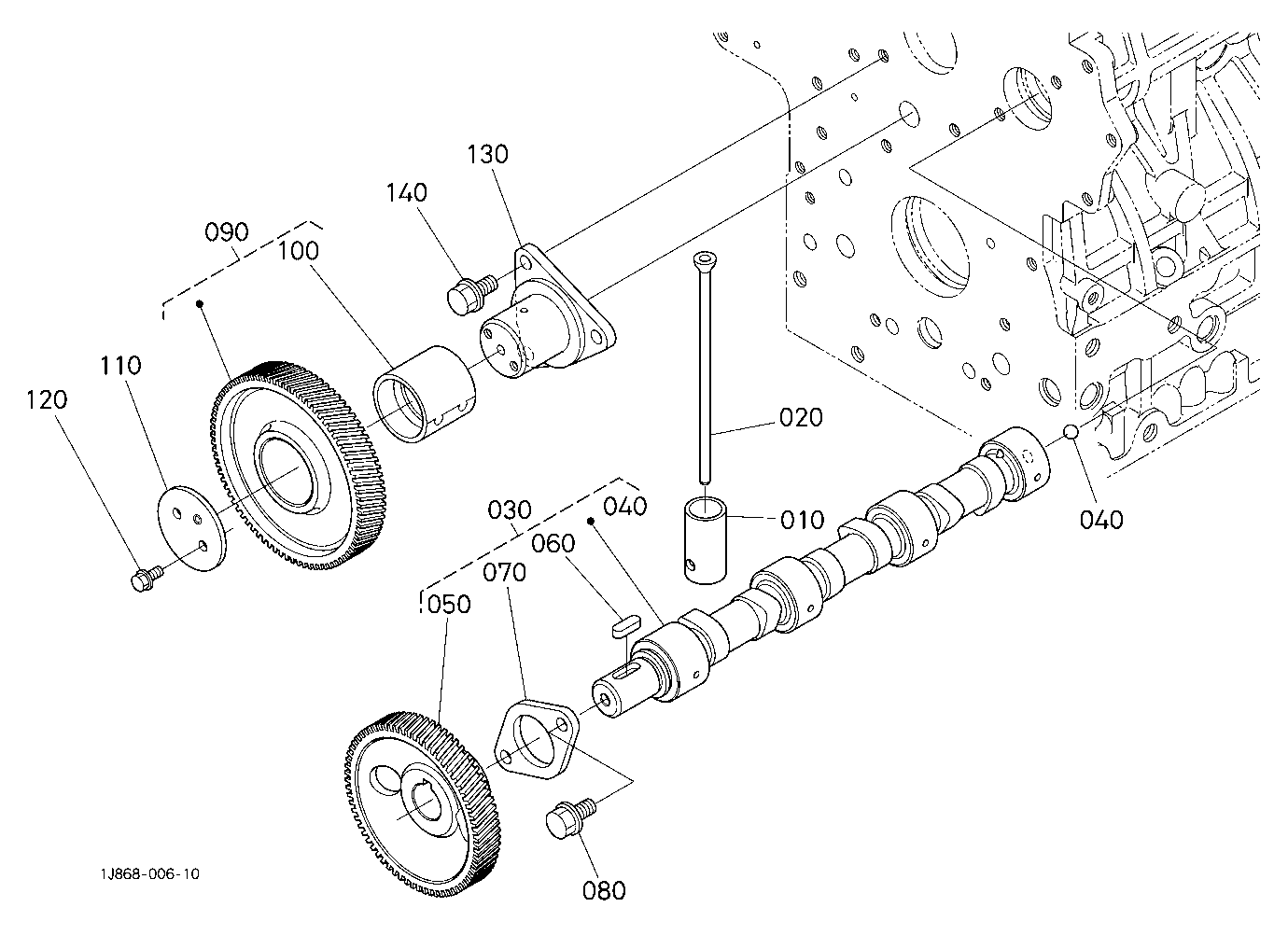 Camshaft And Idle Gear Shaft