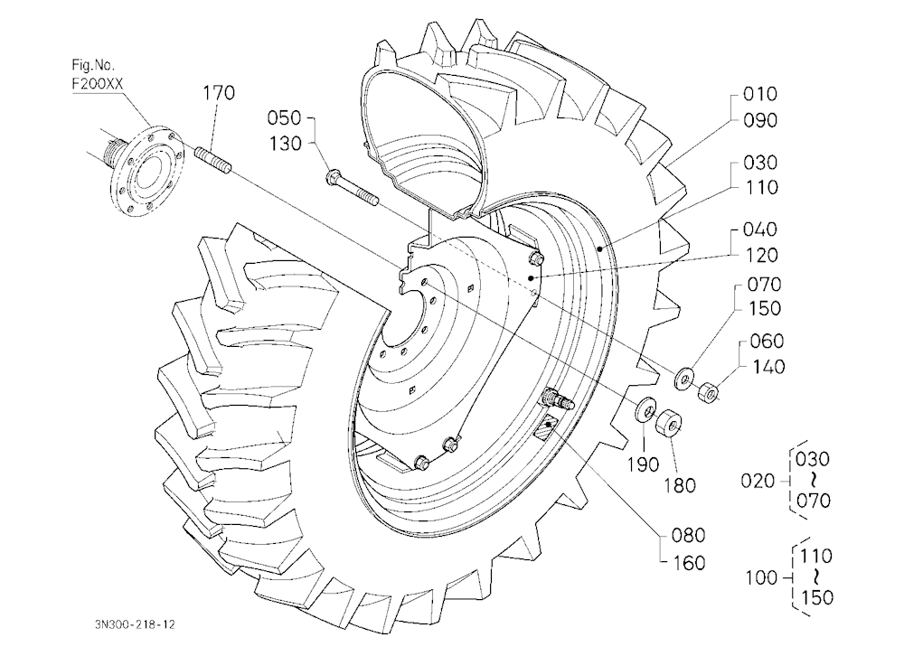 Rear Wheel (18.4-34) [A]