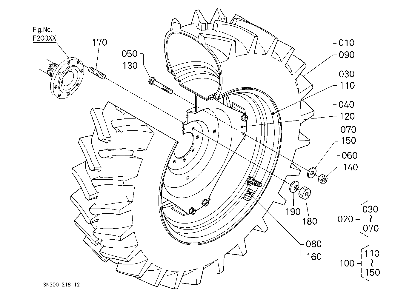 Rear Wheel (18.4-34)
