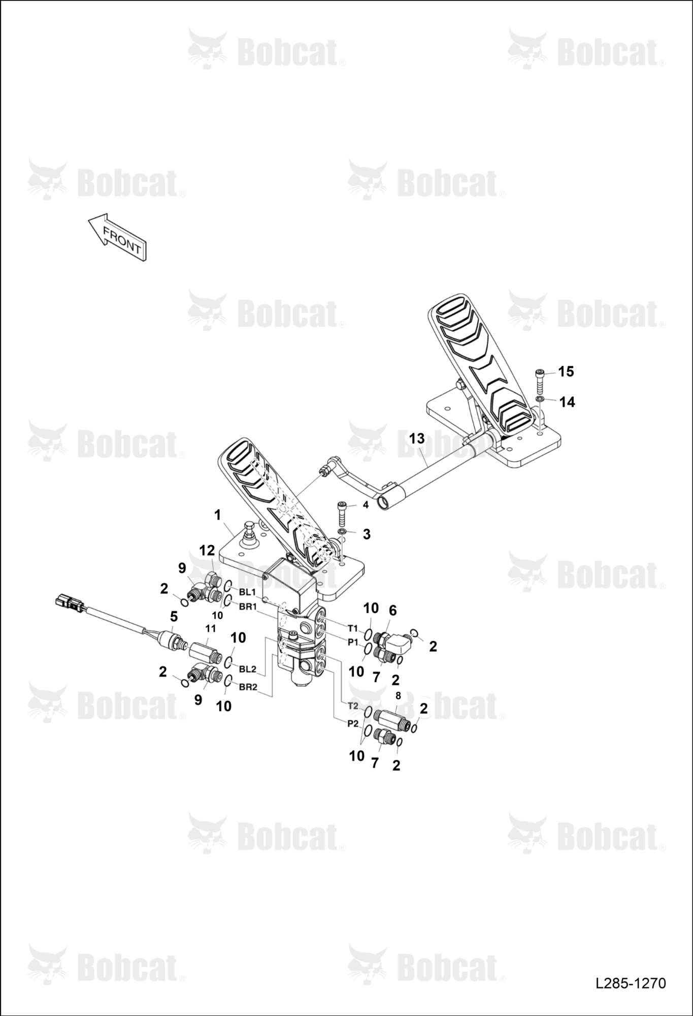 Brake Pedal Valve & Steer Unit