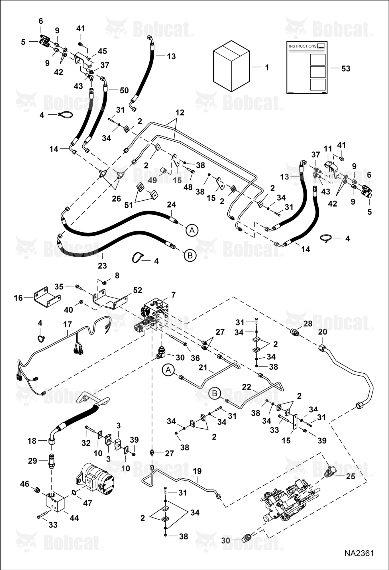 Rear Auxiliary (Kit)  A3NT11001 - A3NT17269, A3NU11001 - A3NU12721
