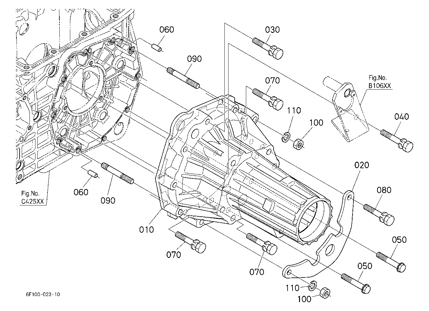 Rear Axle Case (Left)