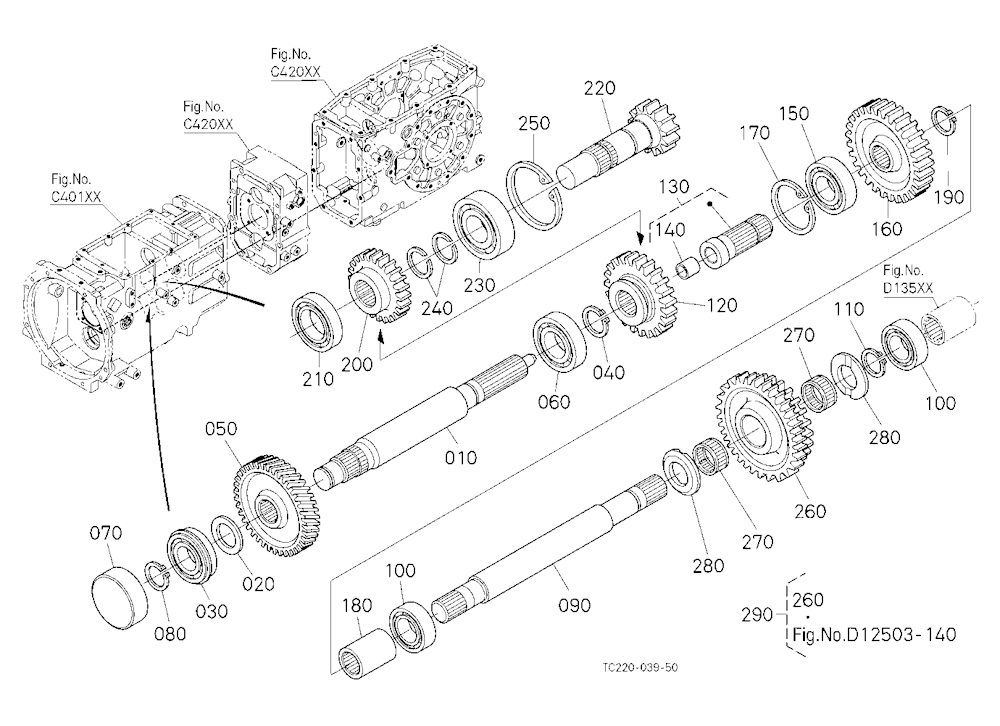 Pto Countershaft [Except Hst Type] [Old Type]