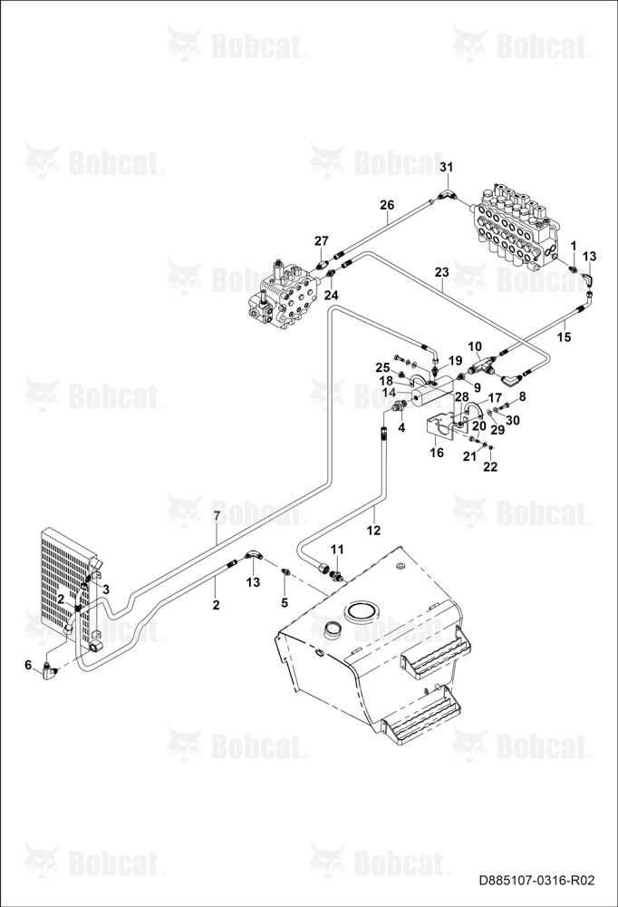 Leak Collection Block Circuit  B45211001 - B45211051
