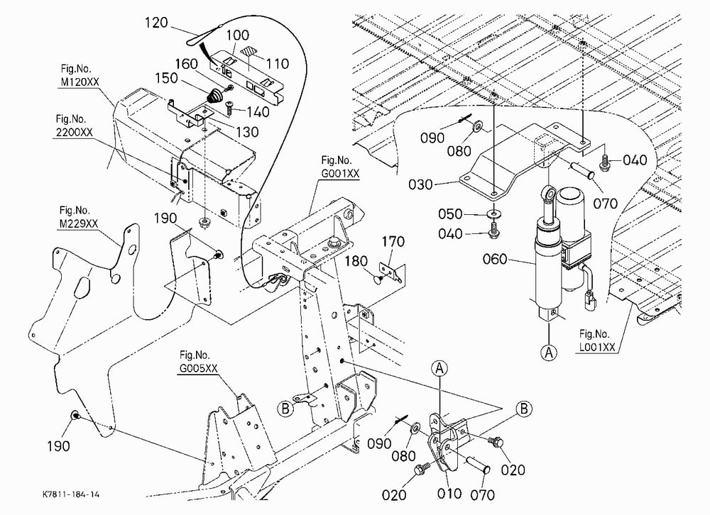 ELECTRIC BED LIFT KIT (CYLINDER) (W/G No.V0866) [O