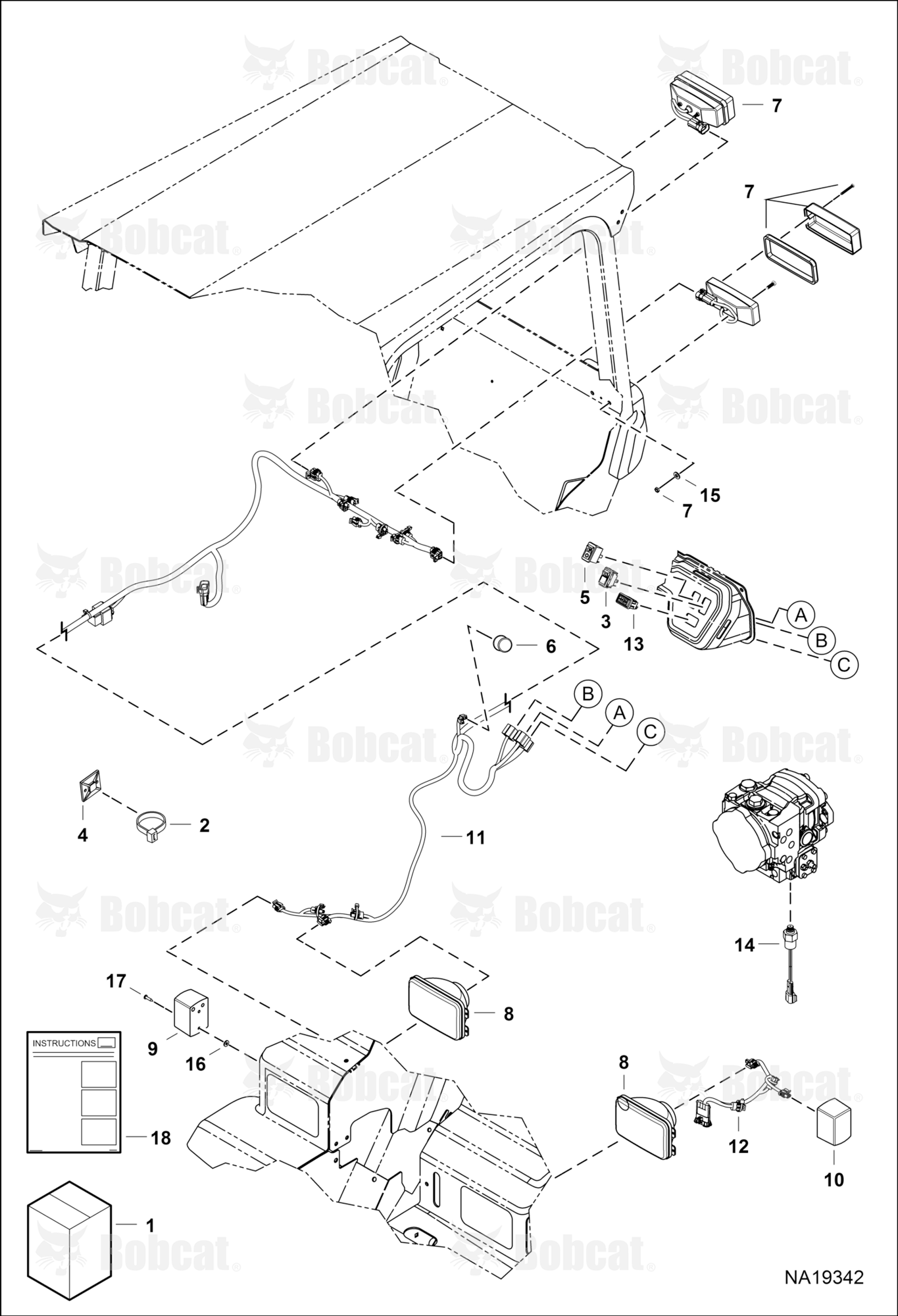 Road Light Kit (W/Enclosure)