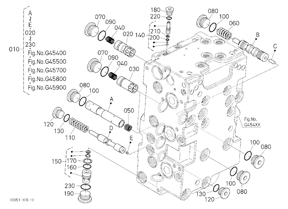 Control Valve (Center Spool) [Component Parts] [Hi