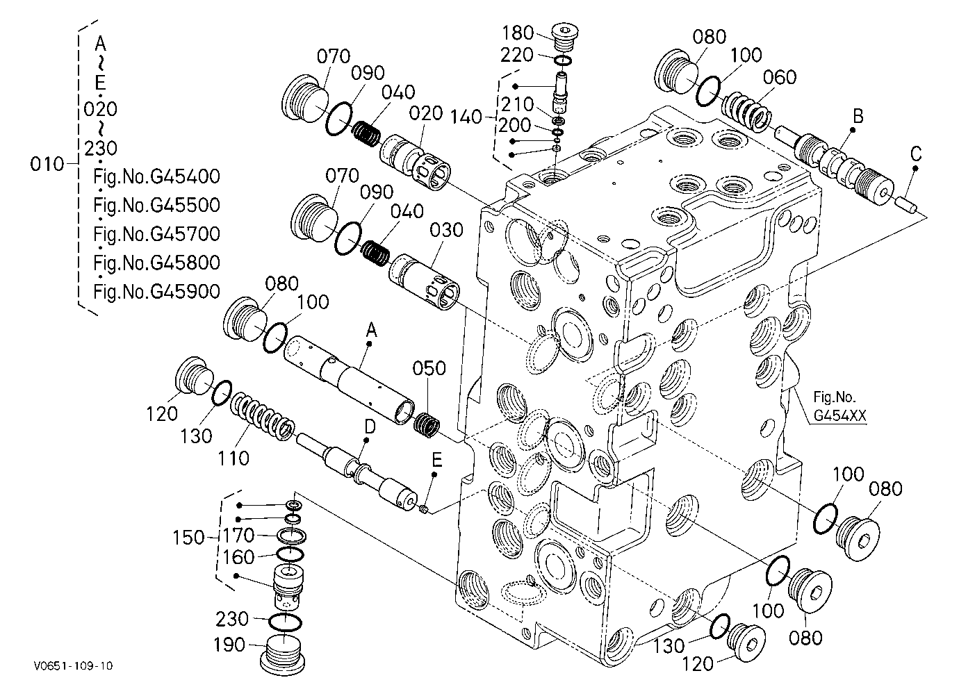 Control Valve (Center Spool) [Component Parts] [Hi