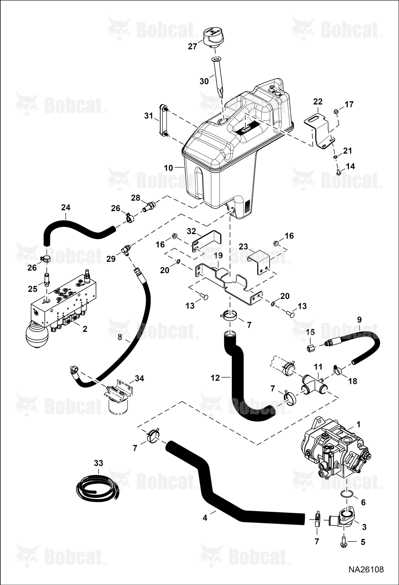 Hydraulic Circuitry (Tank & Pump)