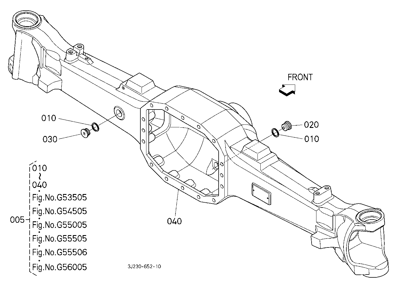Front Axle Housing [Front Axle Component] [W/O Fro