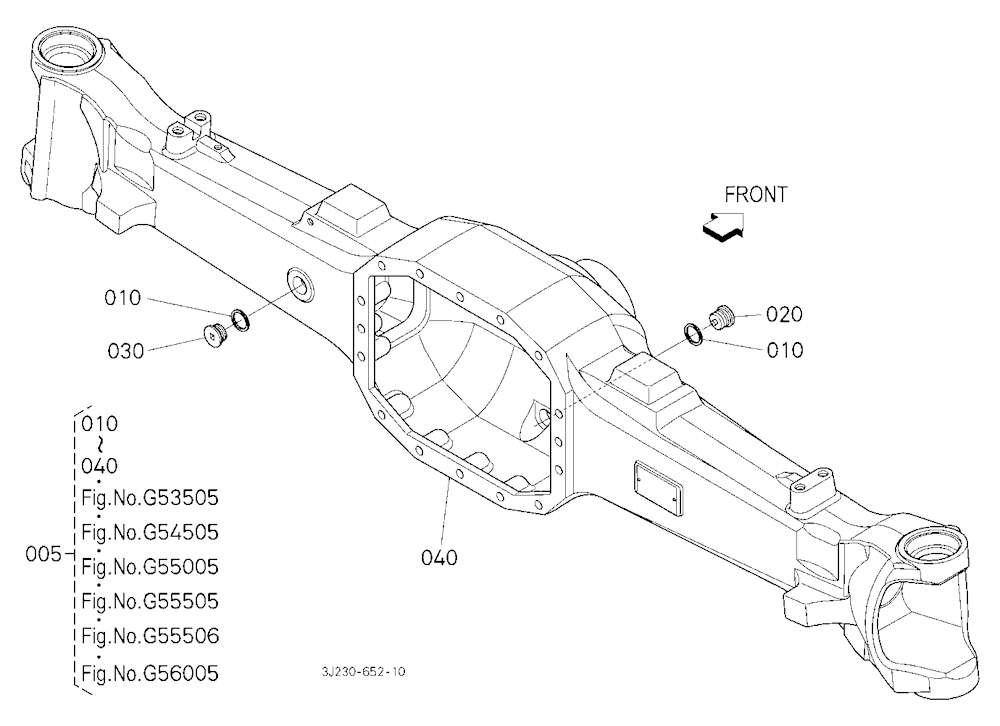Front Axle Housing [Front Axle Component] [W/O Fro
