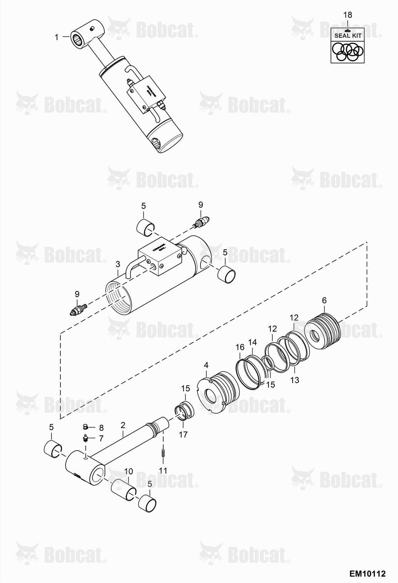 Frame Leveling Cylinder  B3KT11001 - B3KT13999