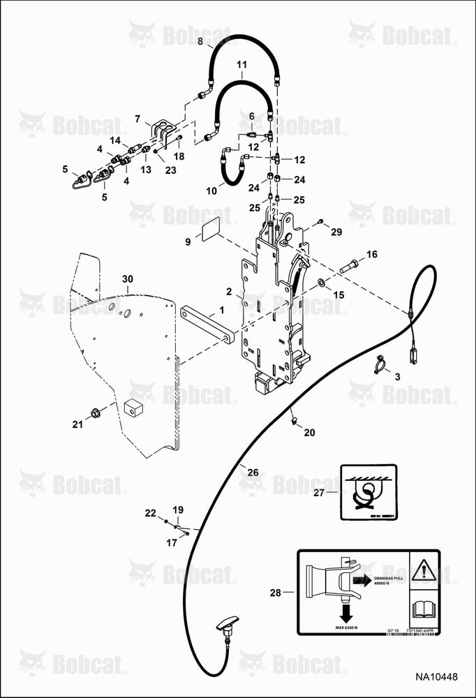 Rear Hydraulics (Hook)