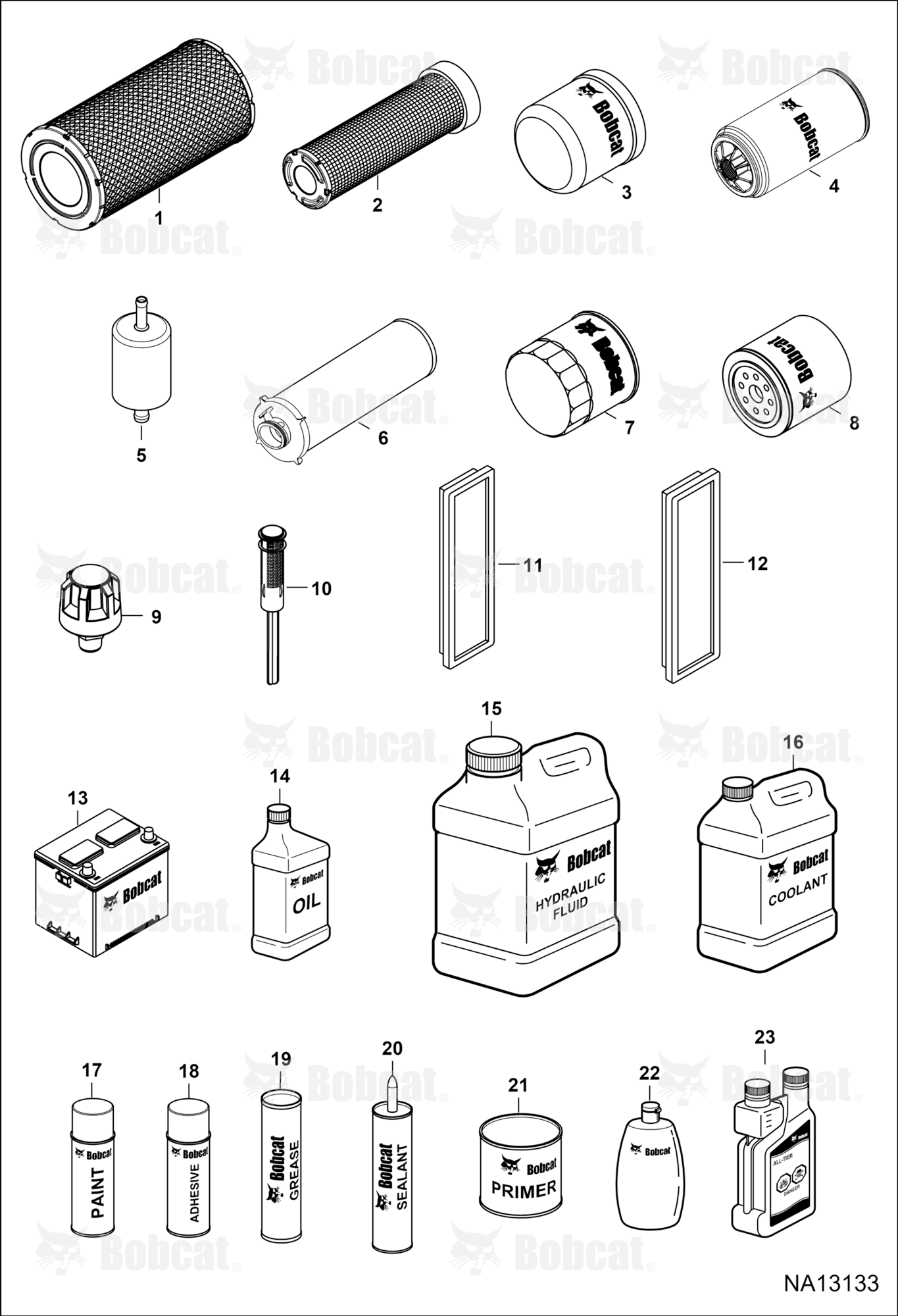 Maintenance Items (Service Parts)