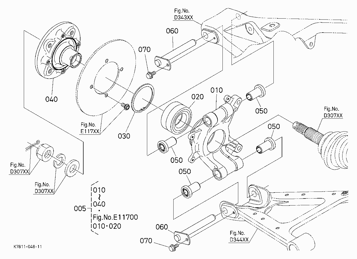 REAR AXLE (RIGHT)
