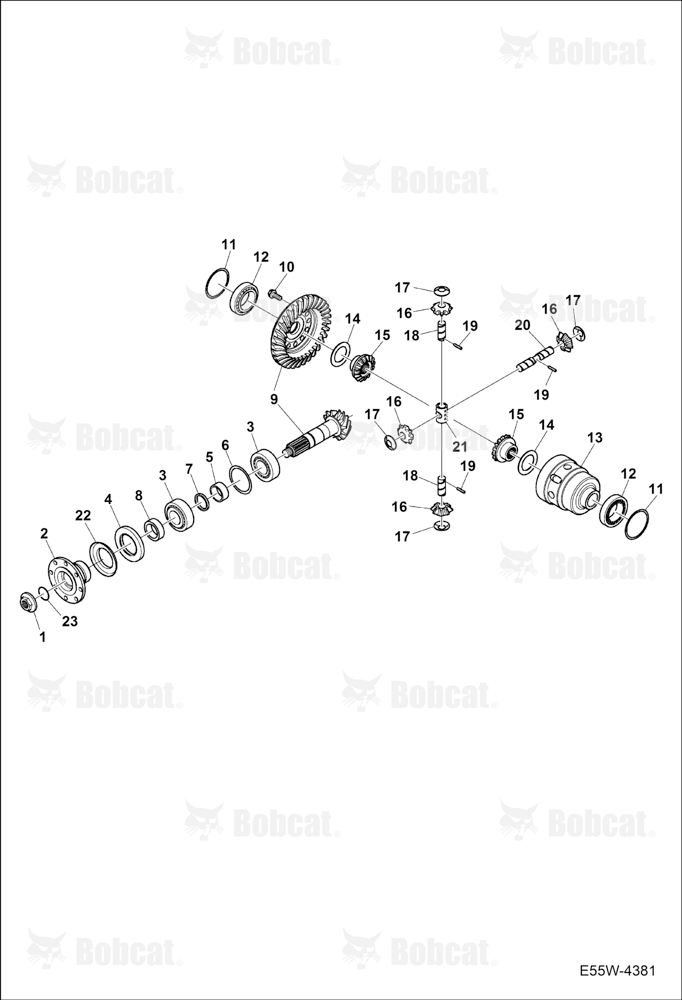 Differential (Front Axle)  AEFB11102 - AEFB11307