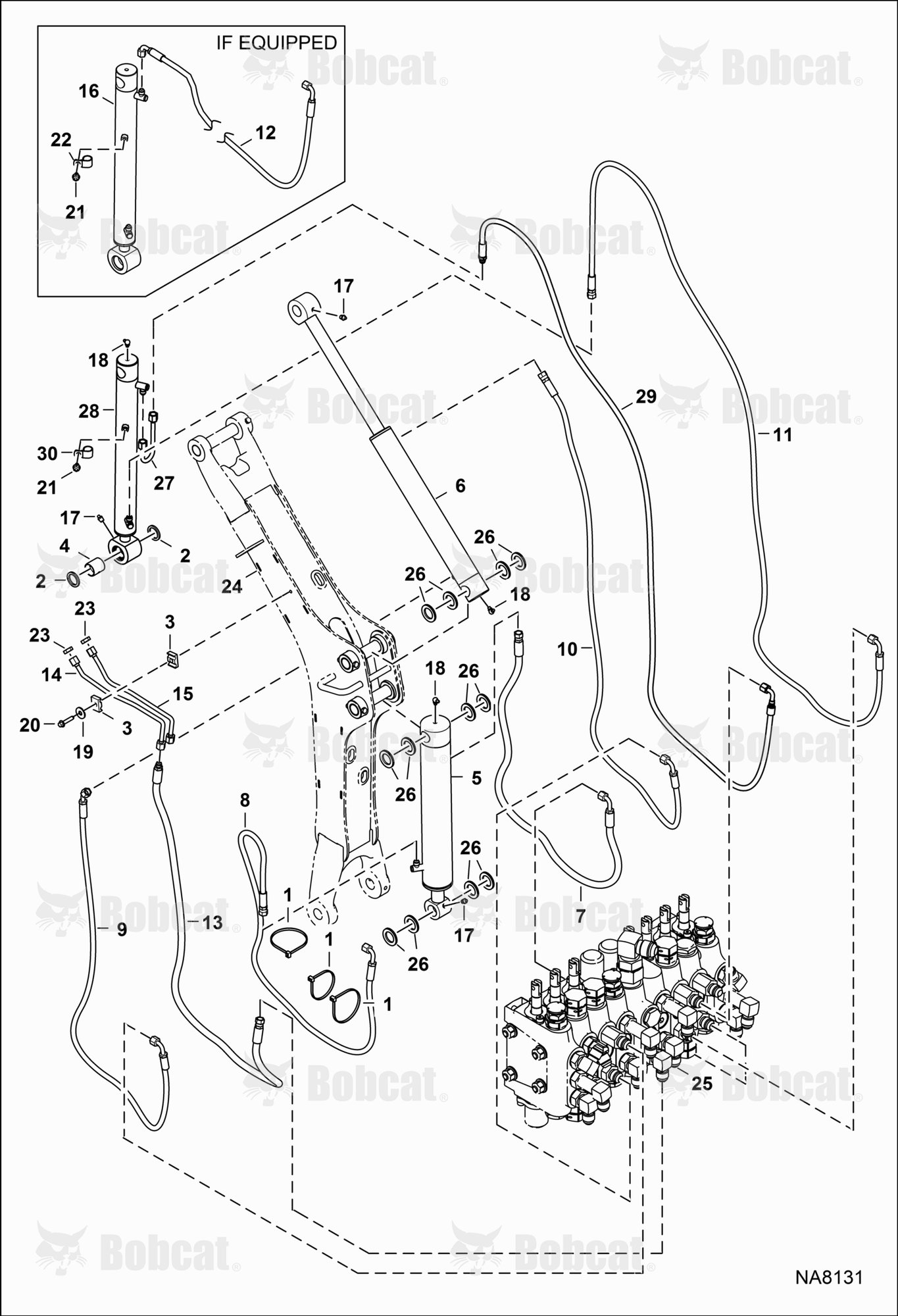 Hydraulic Circuitry (Boom)(Arm)