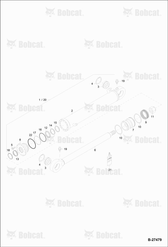 Hydraulic Cylinder - Dipper Arm